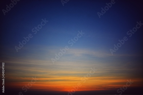 twilight sunset over the sea © chatgunner