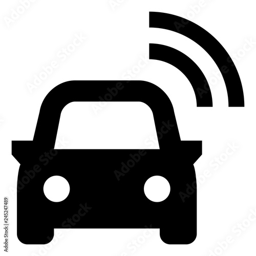 Smart Car Vector Icon.eps