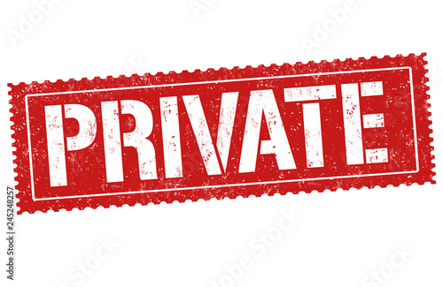 Private sign or stamp