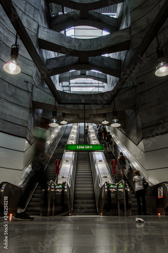 Photography Vienna subway