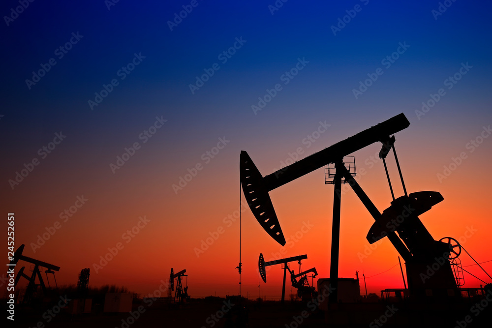The oil pump, industrial equipment The oil pump, industrial equipment