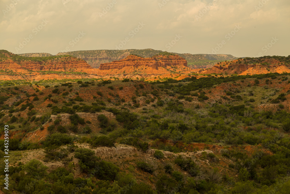Rugged Terrain of Caprock Canyon State Park in Texas Panhandle