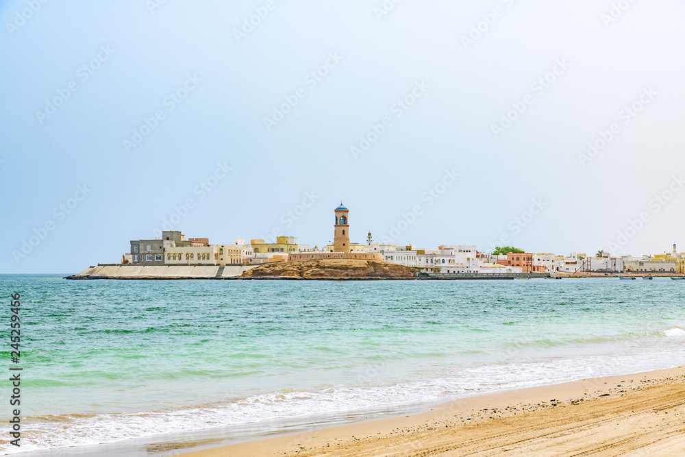 Sur in Ash Sharqiyah Region, Oman. It is located about 150 km southeast of the Omani capital Muscat. Sur in Ash Sharqiyah Region, Oman. It is located about 150 km southeast of the Omani capital Muscat.
