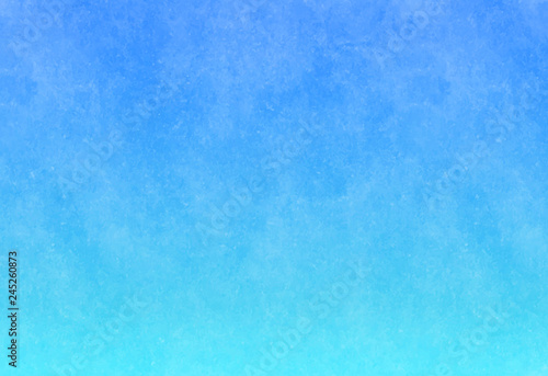 blank textured painted wall. cyan water color paper. abstract blue gradient background. eps 8