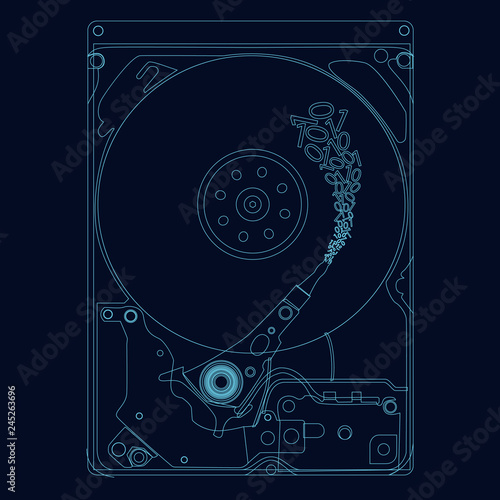 Recording to hard disk
