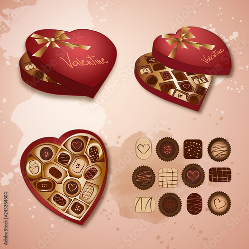 Caja de bombones de Chocolate 