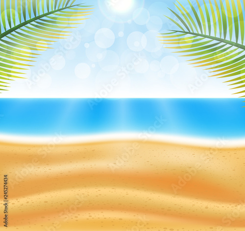 it's summer time background illustration 
