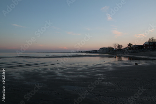 sunset on the beach
