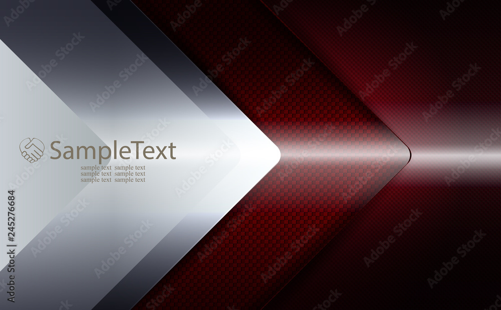 Geometric dark corrugated design with arrow silhouette. Geometric dark corrugated design with arrow silhouette.