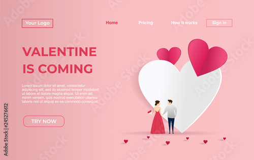 Landing page template of Co...