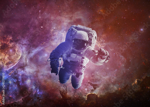 Fototapeta Naklejka Na Ścianę i Meble -  Astronaut - Elements of this Image Furnished by NASA