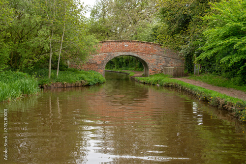 Danson  s Farm bridge No 30 over the Llangollen Canal in Shropshire  UK