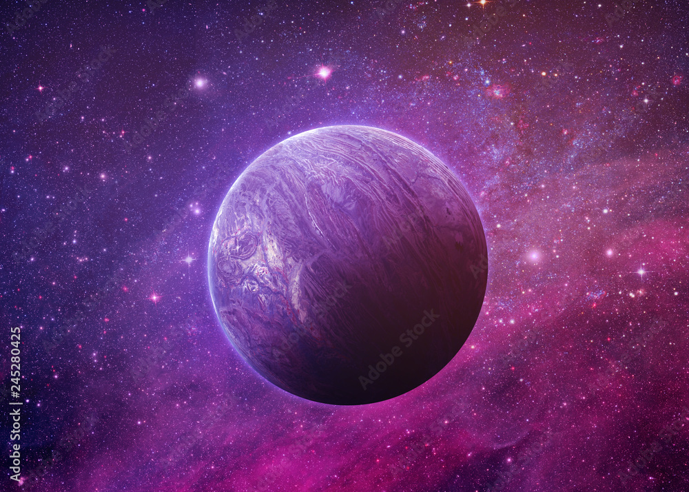 Alien World - Elements of this Image Furnished by NASA - obrazy, fototapety, plakaty 