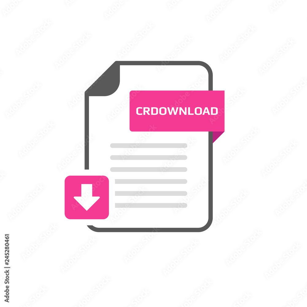 Download CRDOWNLOAD file format, extension icon Download CRDOWNLOAD file format, extension icon