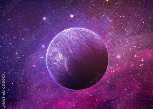 Fotografia, Obraz Alien World - Elements of this Image Furnished by NASA
