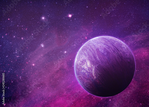 Fototapeta Naklejka Na Ścianę i Meble -  Alien World - Elements of this Image Furnished by NASA