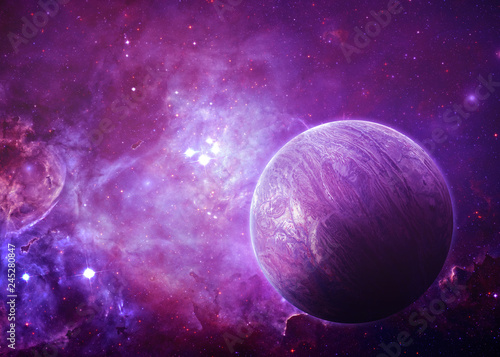 Fototapeta Naklejka Na Ścianę i Meble -  Alien World - Elements of this Image Furnished by NASA