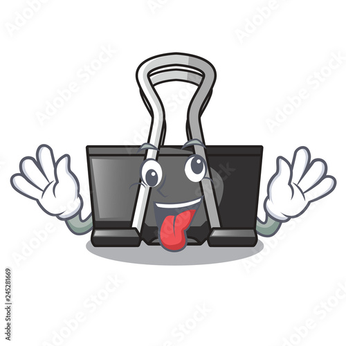 Crazy binder clip for charcter on documents
