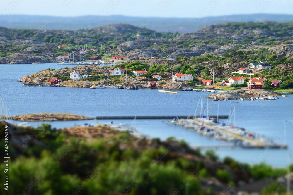 atemberaubende Landschaft in der Küstenregion Schwedens