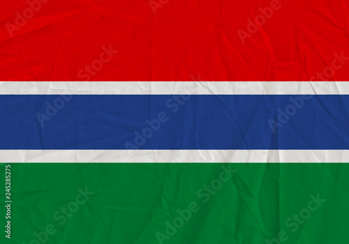 Gambia grunge flag © Visual Content