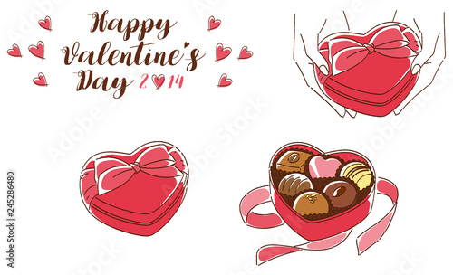 Valentine's chocolate heart