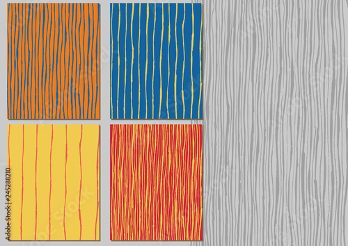 手書きの素材　背景　装飾