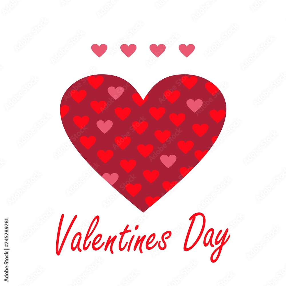 Vector illustration. Loving heart. Happy Valentine's Day. I love you. Vector illustration. Loving heart. Happy Valentine's Day. I love you.