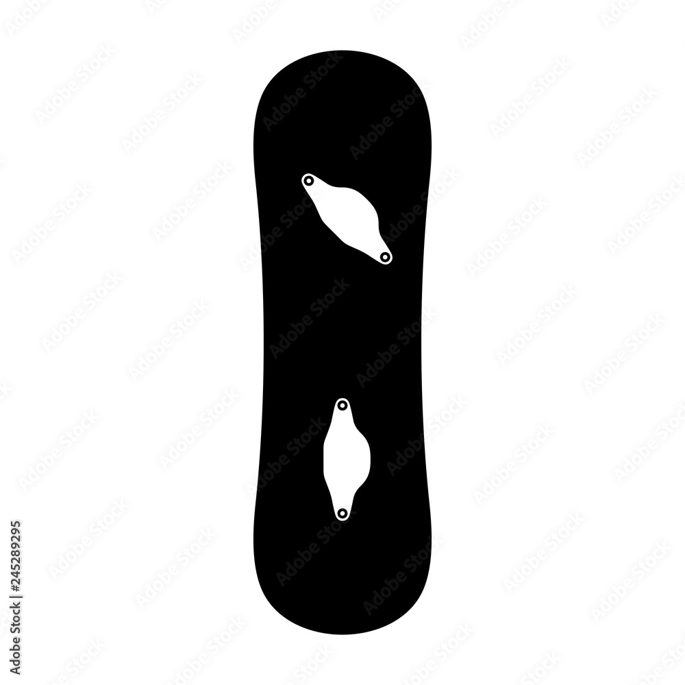 Freestyle single sandboard - Vector Freestyle single sandboard - Vector