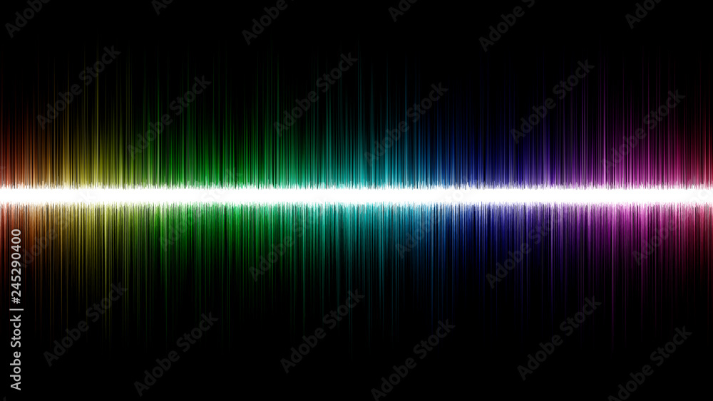 Beautiful colorful music equalizer