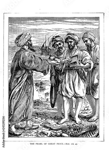 Konstfotografi The parable of the merchant who bought the pearl