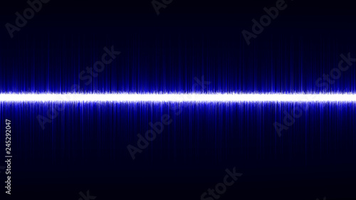 Blue sound wave background