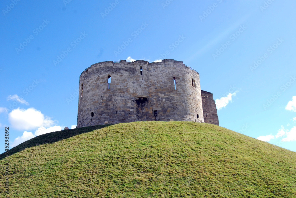 Cliffords Tower, part of York Castle, England