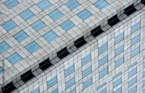 perfect architecture with window building pattern for background
