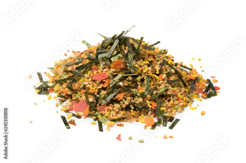 Heap of Japanese furikake, seasoning meant to be sprinkled on top of cooked rice