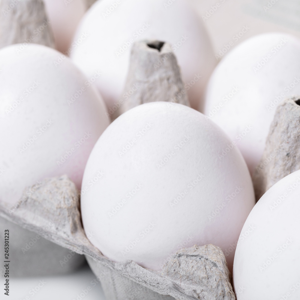 white chicken eggs closeup white chicken eggs closeup