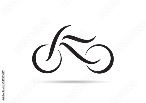 Fahrrad Icon Logo