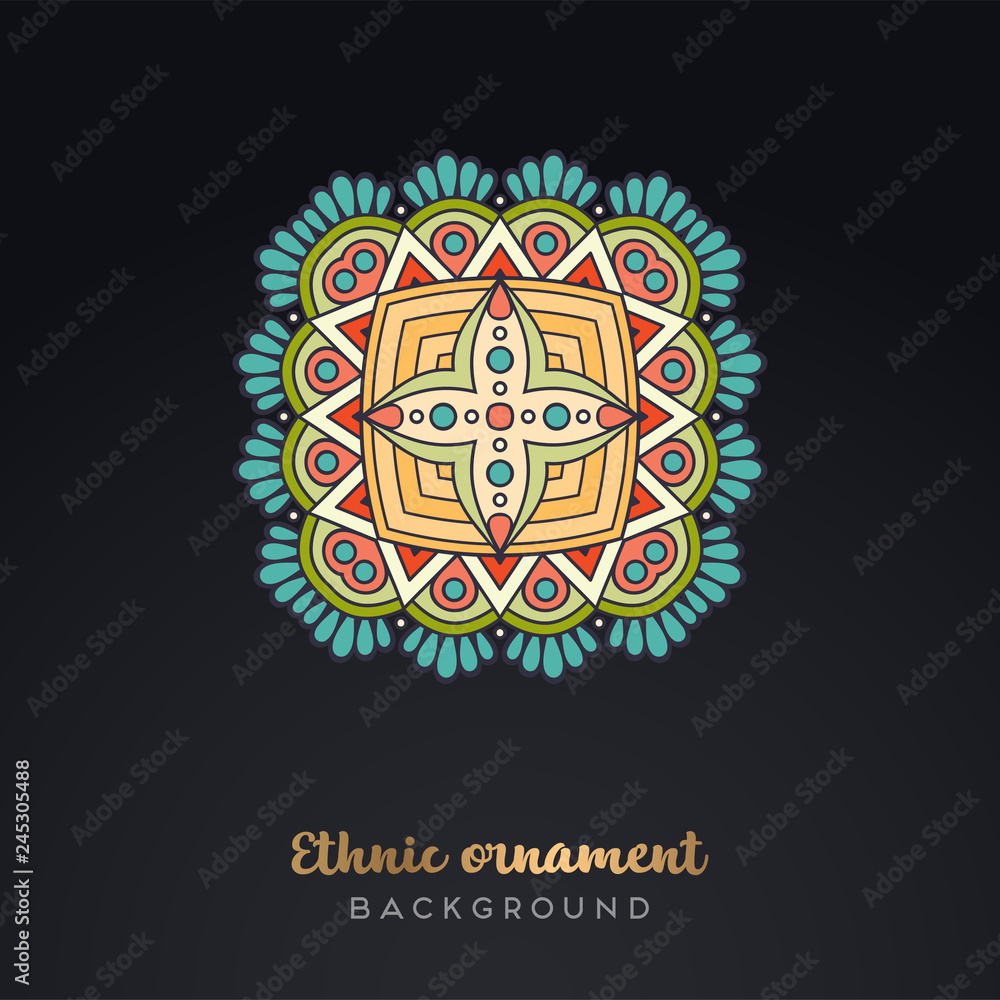 Obraz premium Vector indian Mandala