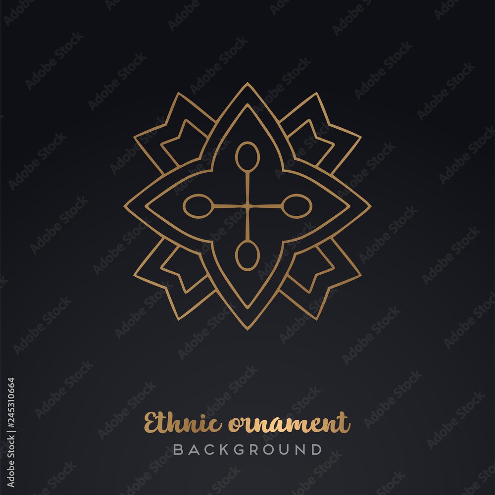 Vector indian Mandala Vector indian Mandala