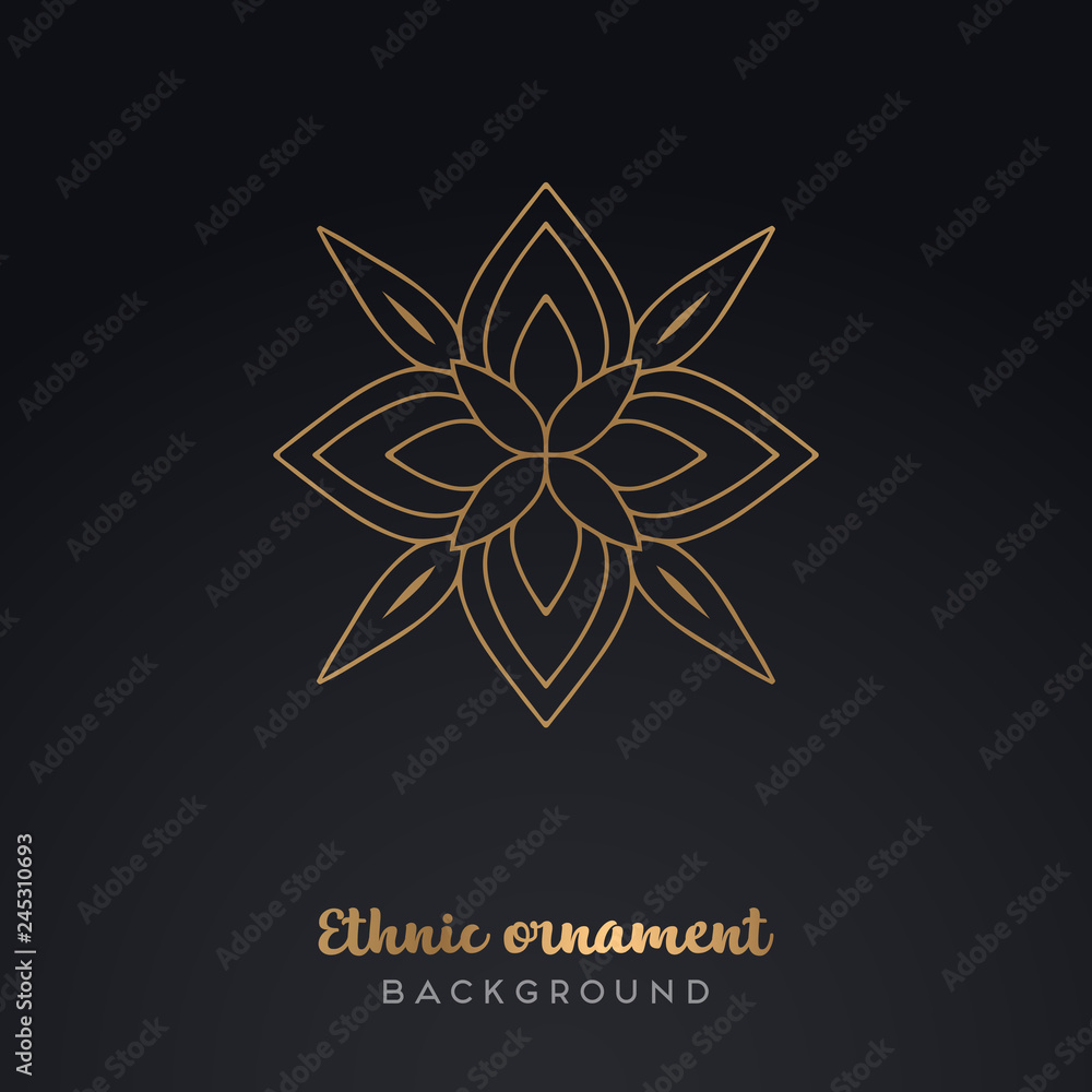 Vector indian Mandala Vector indian Mandala