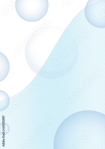 Blasenhintergrund blau