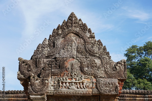 Preah Vihear,Cambodia-January 10, 2019: Fourth Gopura of Preah Vihear Temple, Cambodia photo