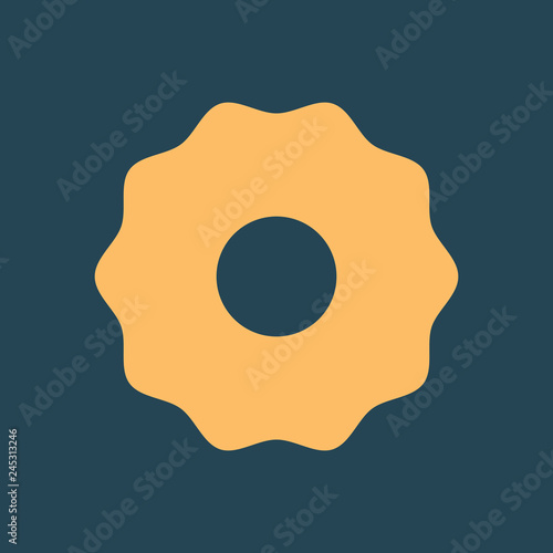 Silhouette icon cookies