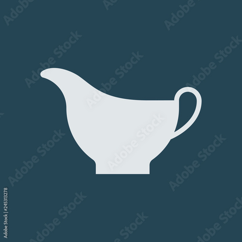 Silhouette icon gravy