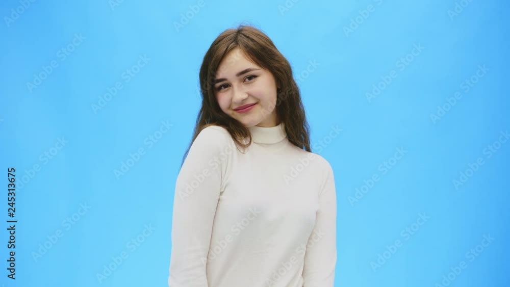 Beautiful young woman with clean, perfect skin. Portrait of beauty model with natural make-up and a smile. Beautiful young woman with clean, perfect skin. Portrait of beauty model with natural make-up and a smile.