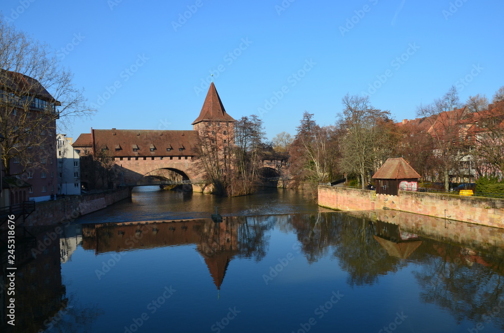 Fototapeta premium Paisajes de Nuremberg