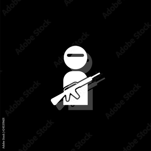 Raider icon flat