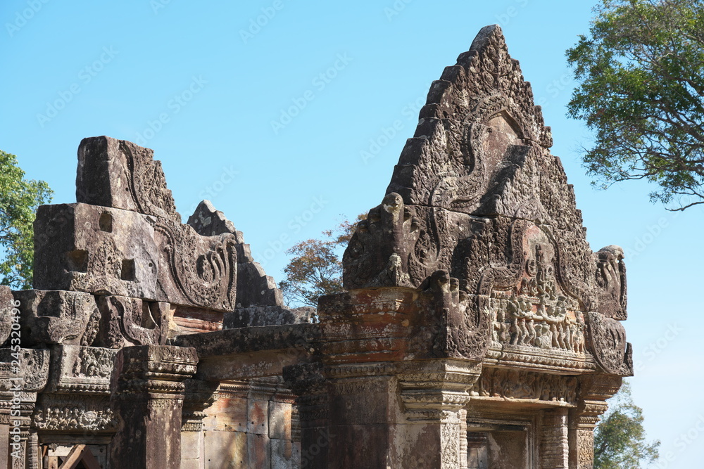 Preah Vihear,Cambodia-January 10, 2019: Fourth Gopura of Preah Vihear Temple, Cambodia
