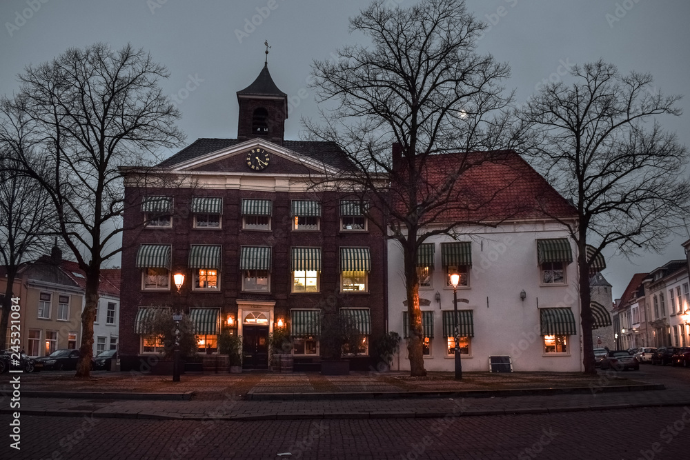 Night photography in Bergen op Zoom, the Netherlands