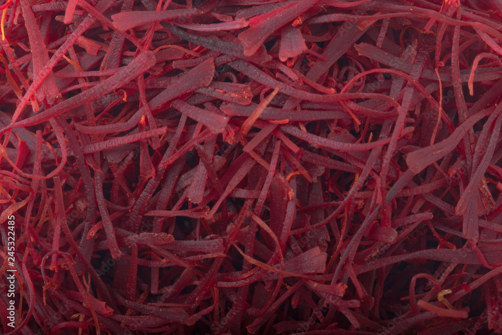 Fototapeta premium fresh red saffron background
