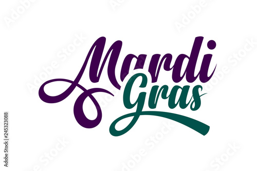 Mardi Gras text